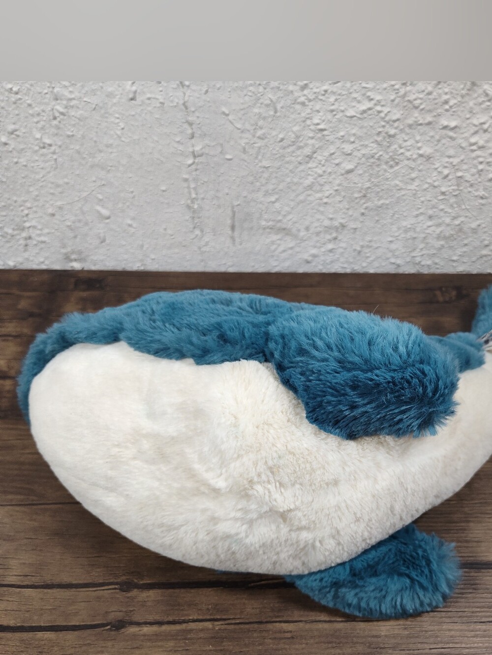 Jellycat Wally Whale Blue Soft Stuffed Plush Medium - Picture 5 of 10